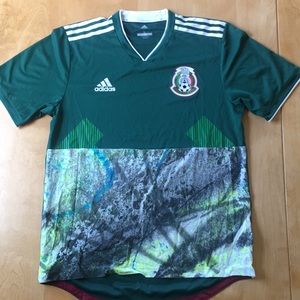 Custom Adidas Mexico soccer jersey